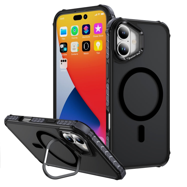 Rainbow Series Skin Feel MagSafe Lens Holder Phone Case, Series 1