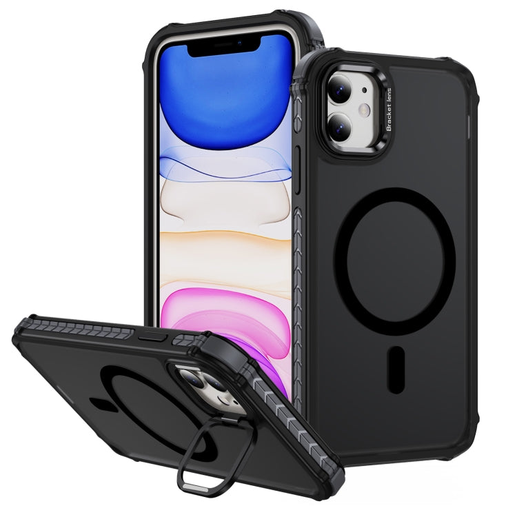 Rainbow Series Skin Feel MagSafe Lens Holder Phone Case, Series 1