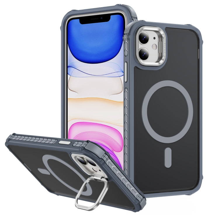 Rainbow Series Skin Feel MagSafe Lens Holder Phone Case, Series 1