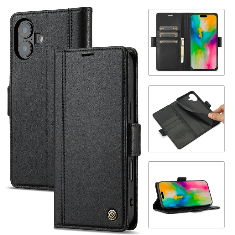 LC.IMEEKE Skin-friendly Card Slots Leather Phone Case