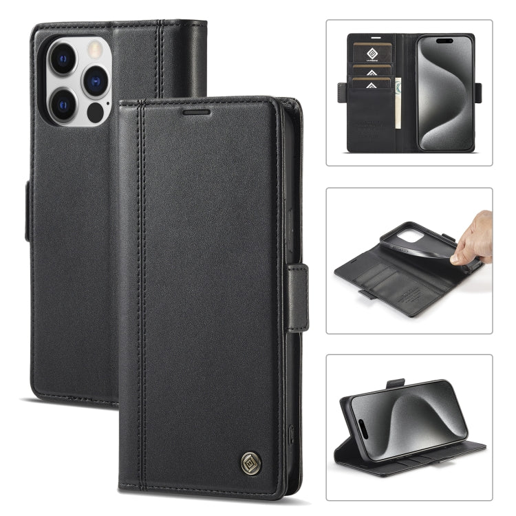 LC.IMEEKE Skin-friendly Card Slots Leather Phone Case