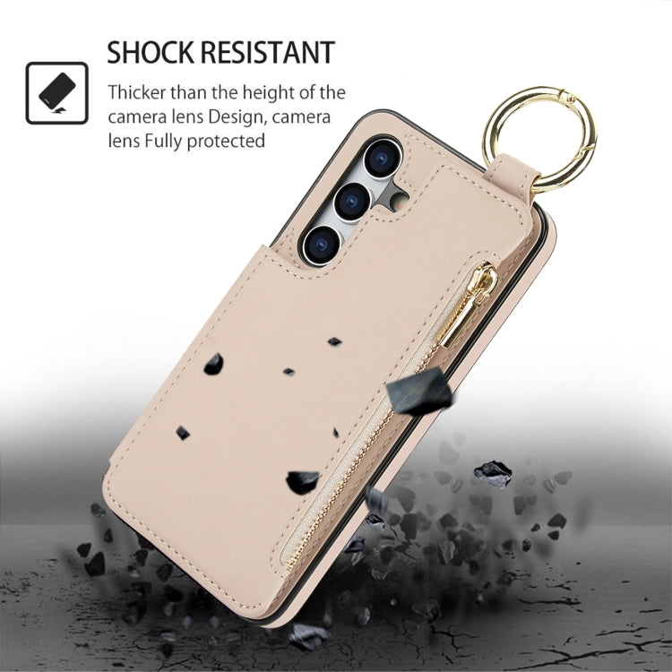 RFlD Anti-theft Double Buckle Ring Zipper Card Phone Case, Series 1