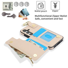 RFlD Anti-theft Double Buckle Ring Zipper Card Phone Case, Series 1