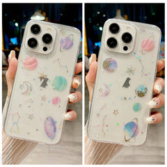 Cosmic Star Glitter Epoxy TPU Phone Case, Series 1