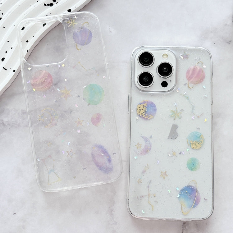 Cosmic Star Glitter Epoxy TPU Phone Case, Series 1