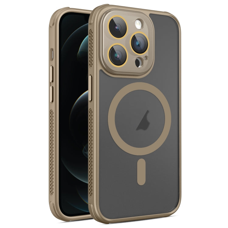 Hardware Side Cooling Skin Feel Frosted MagSafe Magnetic Phone Case with Lens Film, For iPhone 12, For iPhone 12 Pro Max, For iPhone 12 Pro