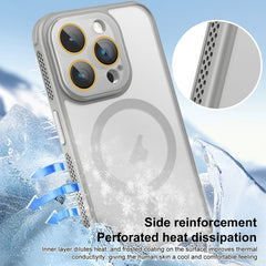 Side Cooling Skin Feel Frosted MagSafe Magnetic Phone Case, Series 1