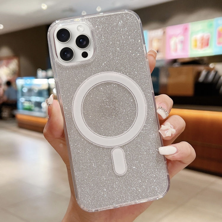 Acrylic Transparent Glitter MagSafe Phone Case, Series 1