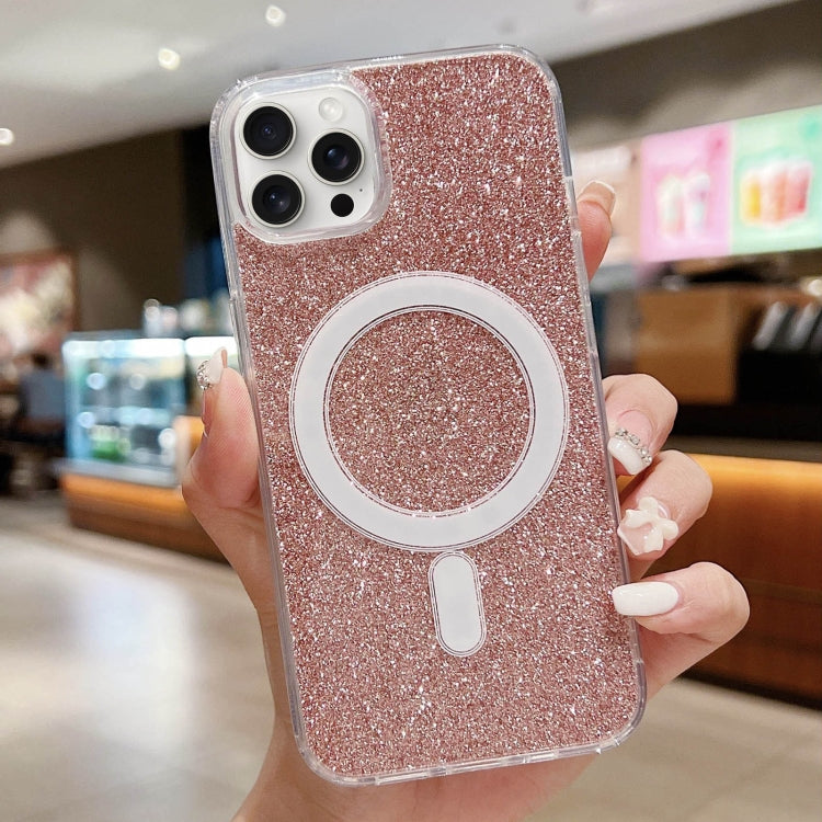 Acrylic Transparent Glitter MagSafe Phone Case, Series 1