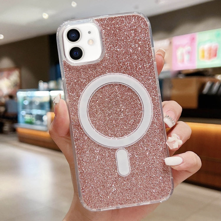 Acrylic Transparent Glitter MagSafe Phone Case, Series 1