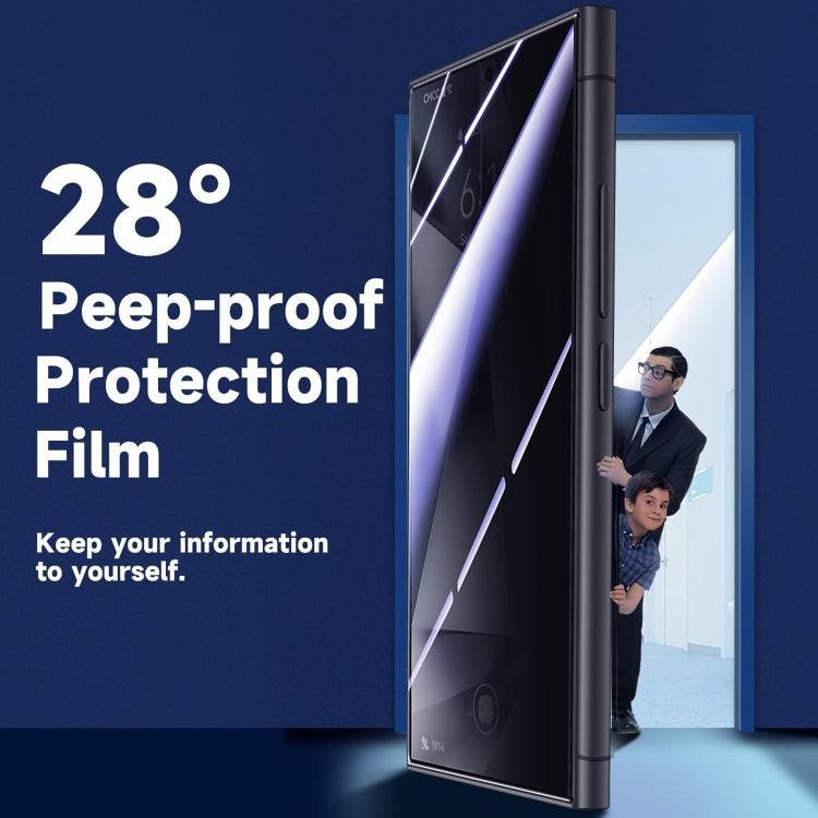 LK Easy Install Privacy Tempered Glass Film