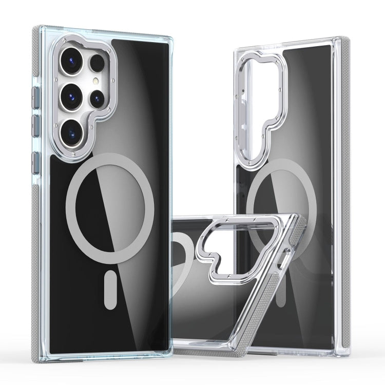 Dual-Color Transparent Black Magsafe Phone Case