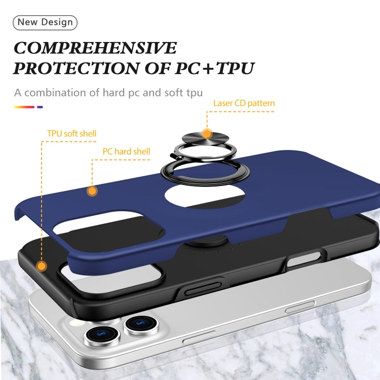 PC Hybrid TPU Magnetic Ring Holder Phone Case