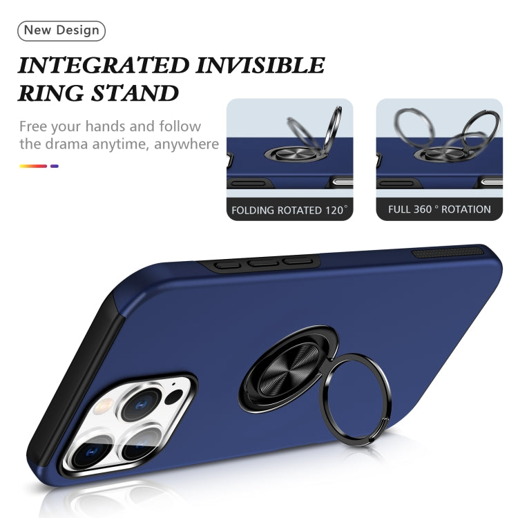 PC Hybrid TPU Magnetic Ring Holder Phone Case