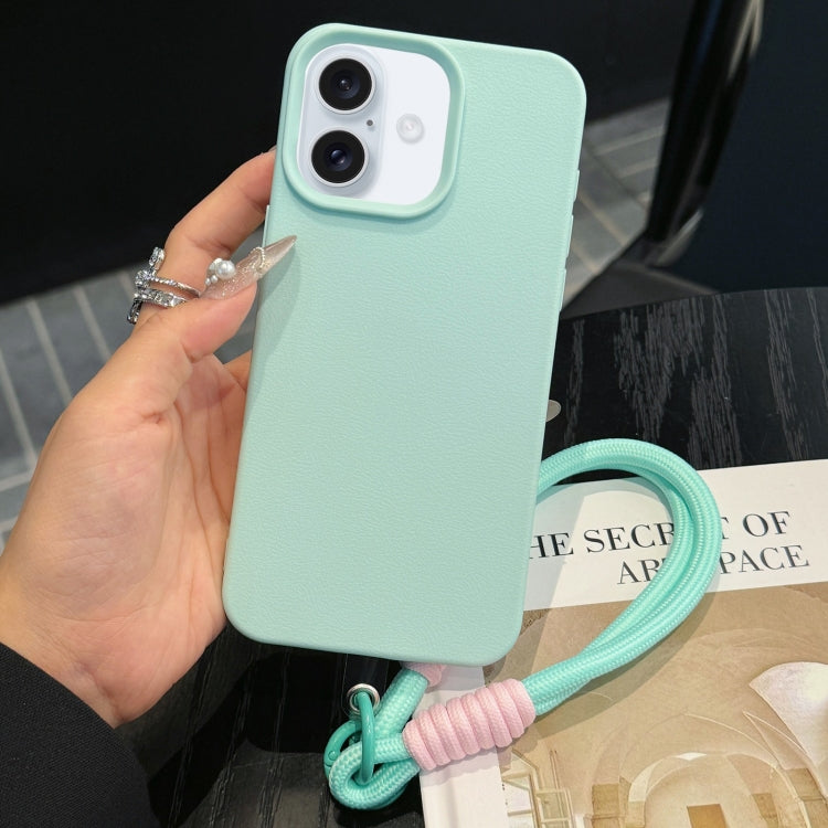 Leather Texture TPU Full Coverage Phone Case with Lanyard, Series 1