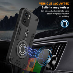 Metal Ring 360 Degree Rotating Holder PC Hybrid TPU Phone Case