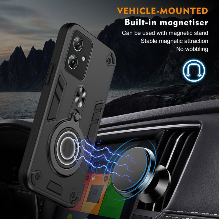 Metal Ring 360 Degree Rotating Holder PC Hybrid TPU Phone Case, For Motorola Moto G54 Brazil Version, For Motorola Edge 40 Neo, For Motorola Moto G14, For Motorola Edge 40, For Motorola Moto G53 5G, For Motorola Moto G22