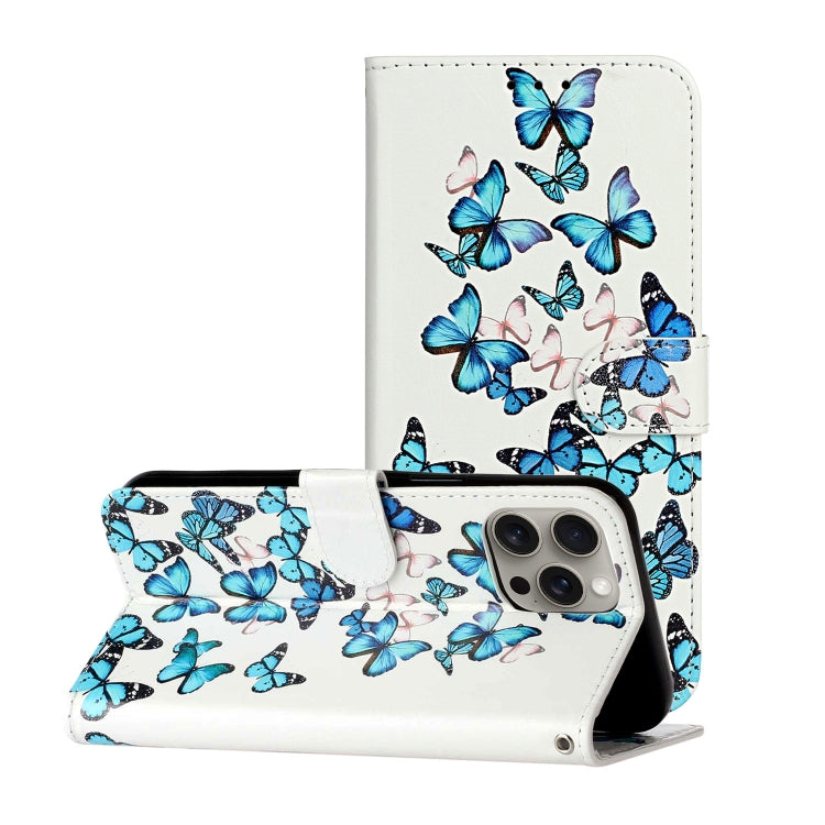 Colored Drawing Marble Pattern Leather Phone Case, Series 1