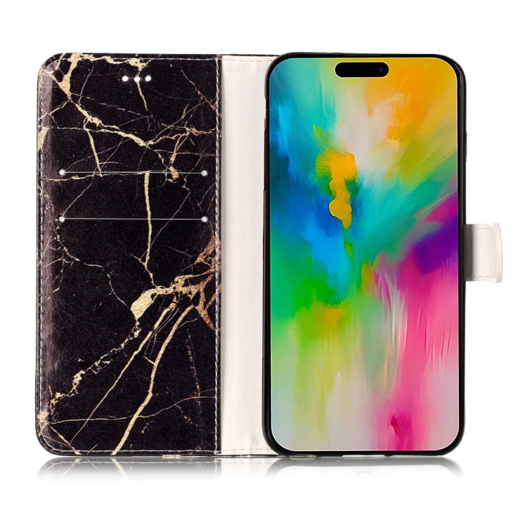 Colored Drawing Marble Pattern Leather Phone Case, Series 1