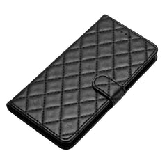 Rhombus Lattice Texture Leather Phone Case