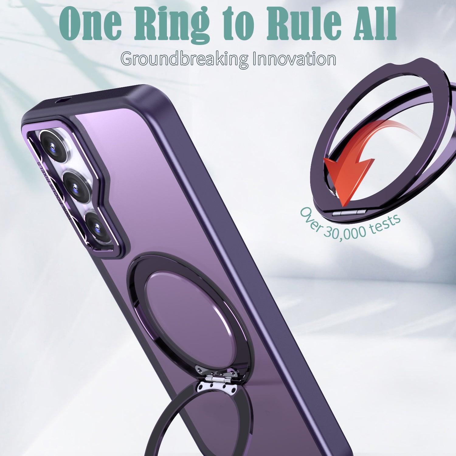 For Samsung Galaxy S24 5G Wing Series MagSafe Magnetic Ring Holder Phone Case