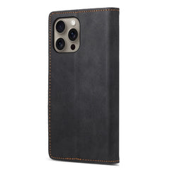 Business Solid Color Magnetic RFID Leather Phone Case