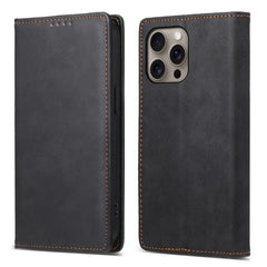 Business Solid Color Magnetic RFID Leather Phone Case