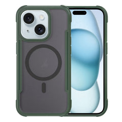 Skin Feel Frosted MagSafe Magnetic PC Hybrid TPU Phone Case, For iPhone 15
