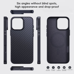 Carbon Fiber Kevlar MagSafe Magnetic Phone Case