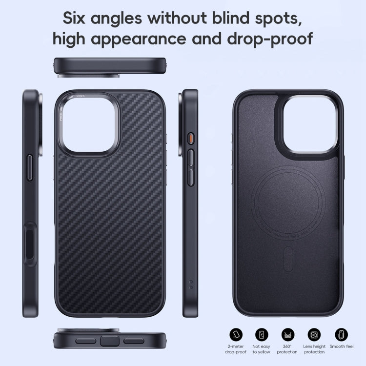 Carbon Fiber Kevlar MagSafe Magnetic Phone Case