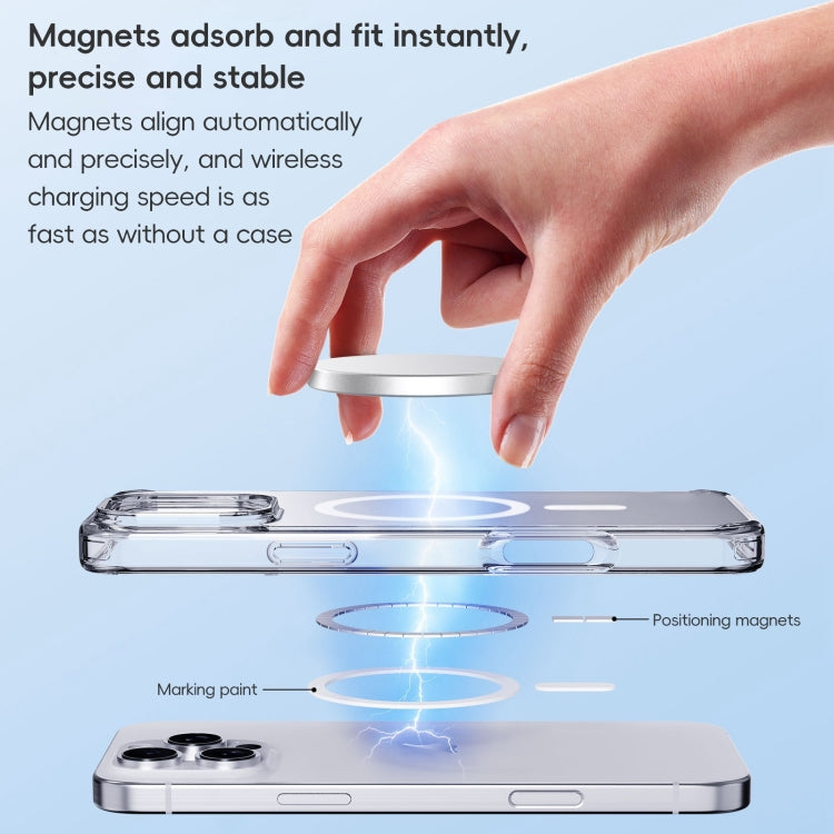 Crystal Clear Frosted MagSafe Magnetic Phone Case