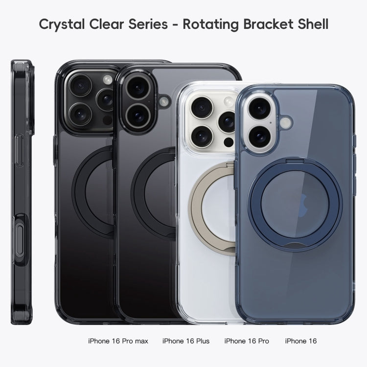 Crystal Clear MagSafe Magnetic Holder Phone Case