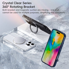 Crystal Clear MagSafe Magnetic Holder Phone Case