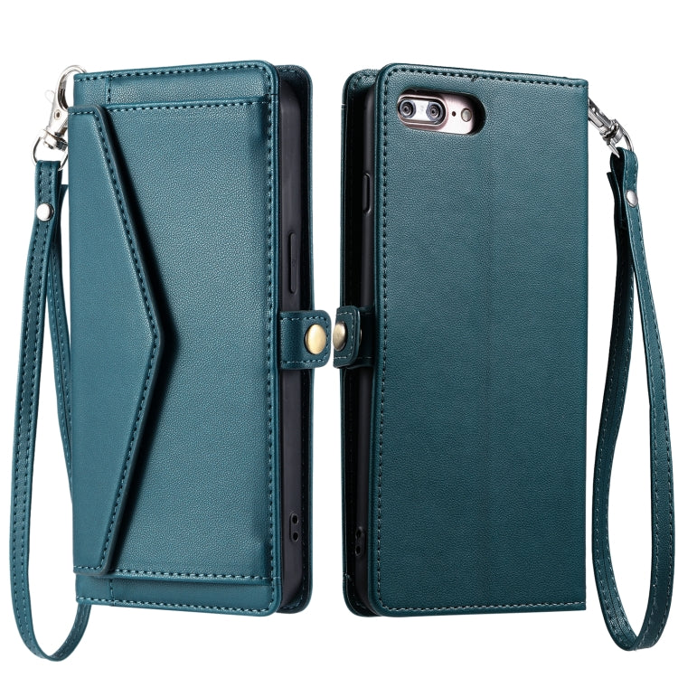 Wallet Multi-card Slot Leather Phone Case with Lanyard, Series 1