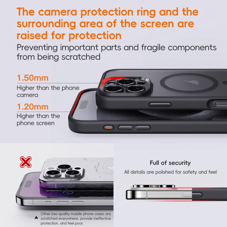 Fine Hole Frosted MagSafe Magnetic Phone Case