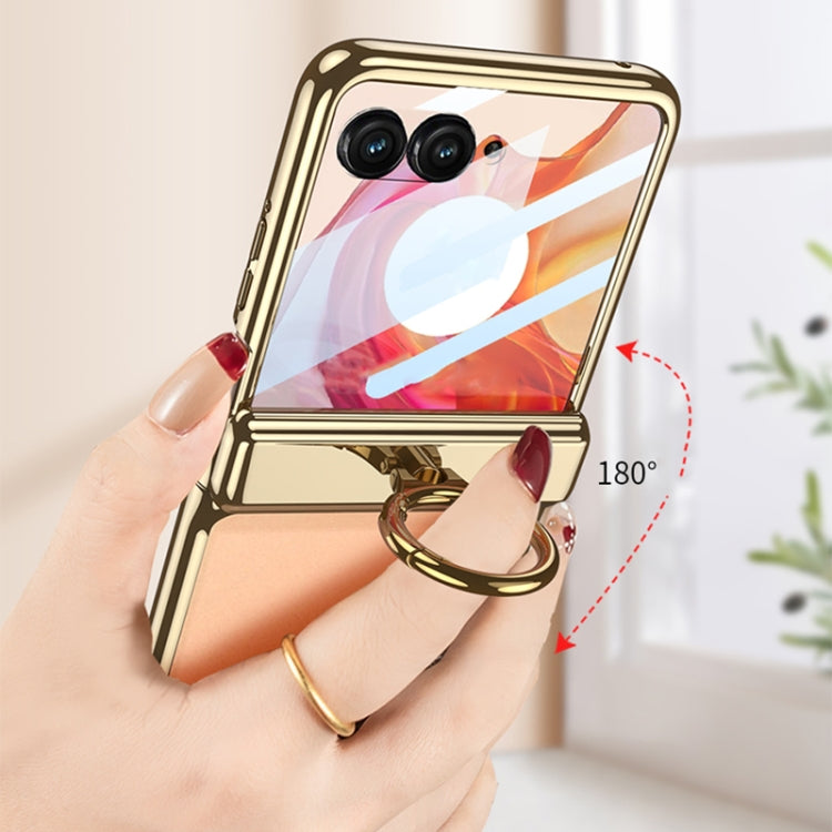 GKK Integrated  Magnetic Folding Phantom Rotary Phone Case with Ring Holder