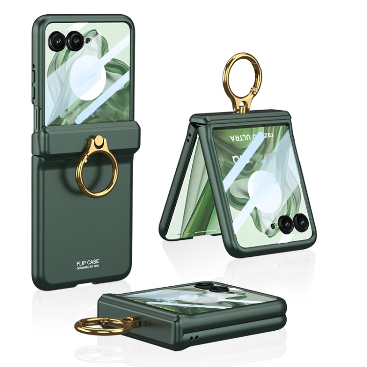 GKK Integrated Magnetic Hinged Flip Case with Ring Holder