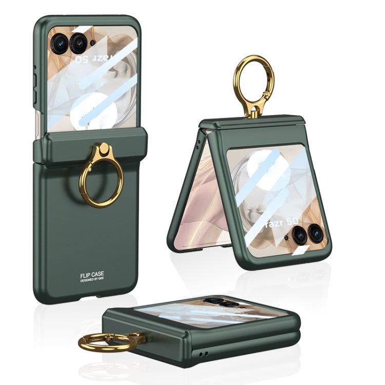 GKK Integrated Magnetic Hinged Flip Case with Ring Holder