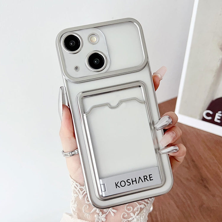 Electroplating Card Bag Holder TPU Phone Case, Series 1