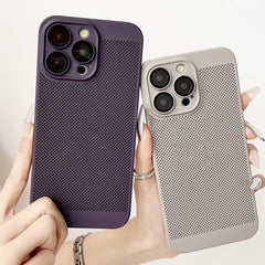 Frameless Oil Spray PC Cooling Phone Case, Series 1