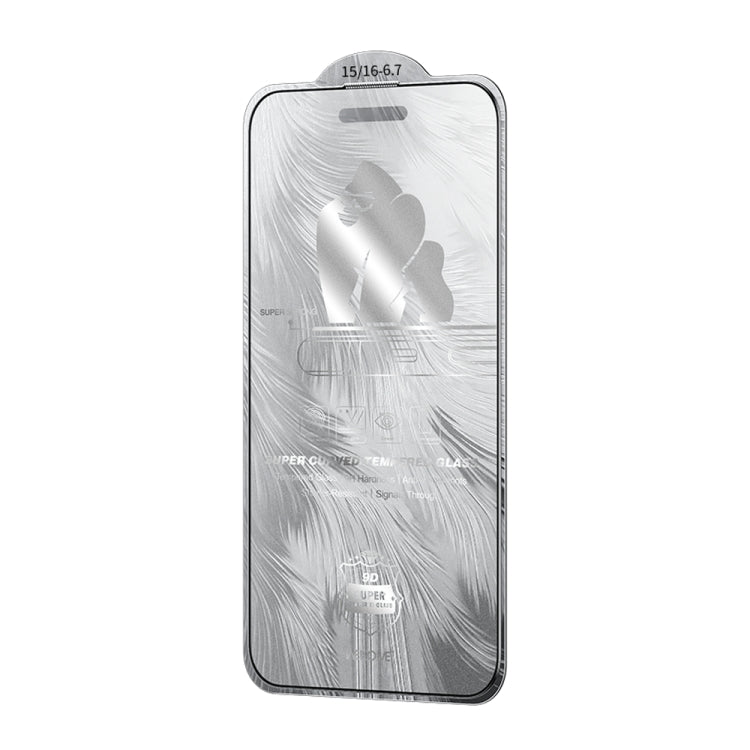 WK WTP-090 Space King Kong 9D Curved Frosted Tempered Glass Film