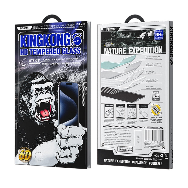 WK WTP-091 King Kong 6D Curved HD Tempered Glass Film