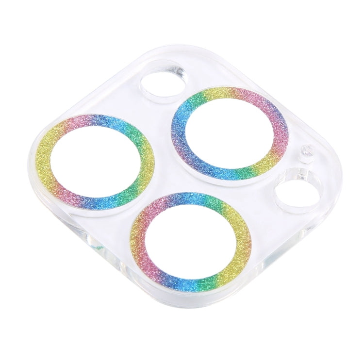 Glitter Ring Tempered Glass Camera Lens Film