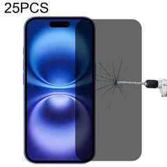 25pcs High Transparency Full Cover Anti-spy Tempered Glass Film