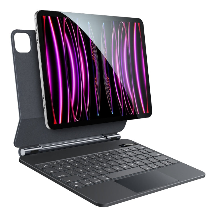 Yesido Dual-sided Clip Digital Display Magnetic Keyboard Leather Case, For iPad Pro 11 2022 / Air 10.9 2022, For iPad 10th Gen 10.9 2022, For iPad Pro 12.9 2020 / 2018