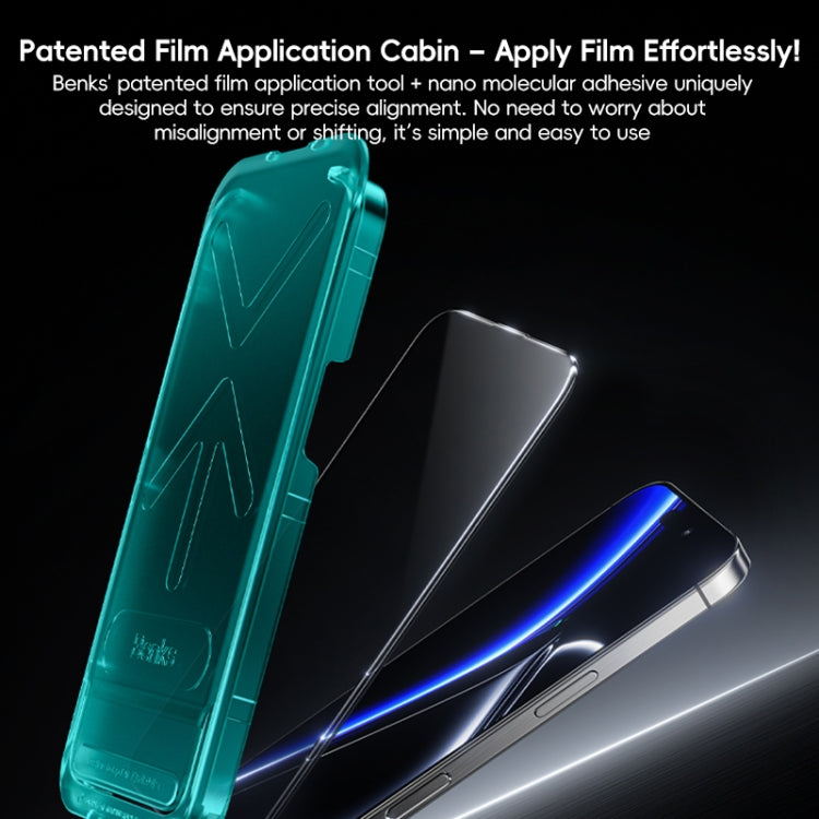 Benks King Kong Series Corning Privacy Glass Film, For iPhone 16 Pro Max, For iPhone 16 Pro, For iPhone 16 Plus, For iPhone 16