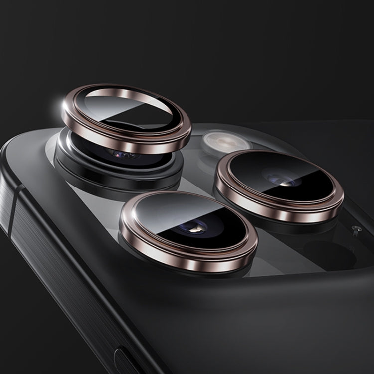 Benks King Kong Series Corning Single Metal Lens Protective Film, For iPhone 16 Pro Max, For iPhone 16 Pro
