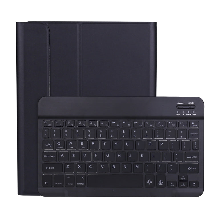 A098BS Detachable Ultra-thin Backlight Bluetooth Keyboard Protective Case for iPad Air 4 10.9 inch (2020), with Stand & Pen Slot