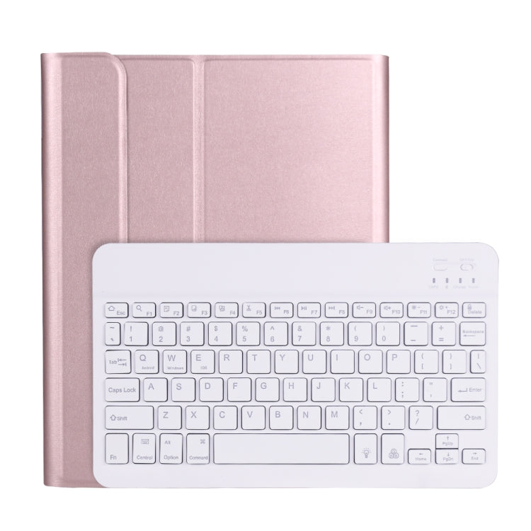 A098BS Detachable Ultra-thin Backlight Bluetooth Keyboard Protective Case for iPad Air 4 10.9 inch (2020), with Stand & Pen Slot