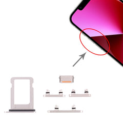 SIM Card Tray + Side Keys for iPhone 13(Starlight), For iPhone 13